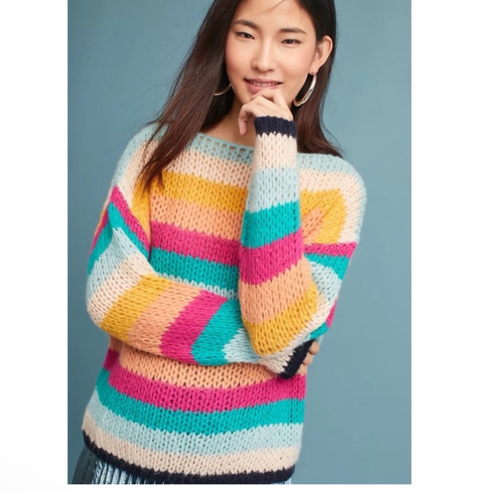 Essential Antwerp Rainbow Stripe Sweater